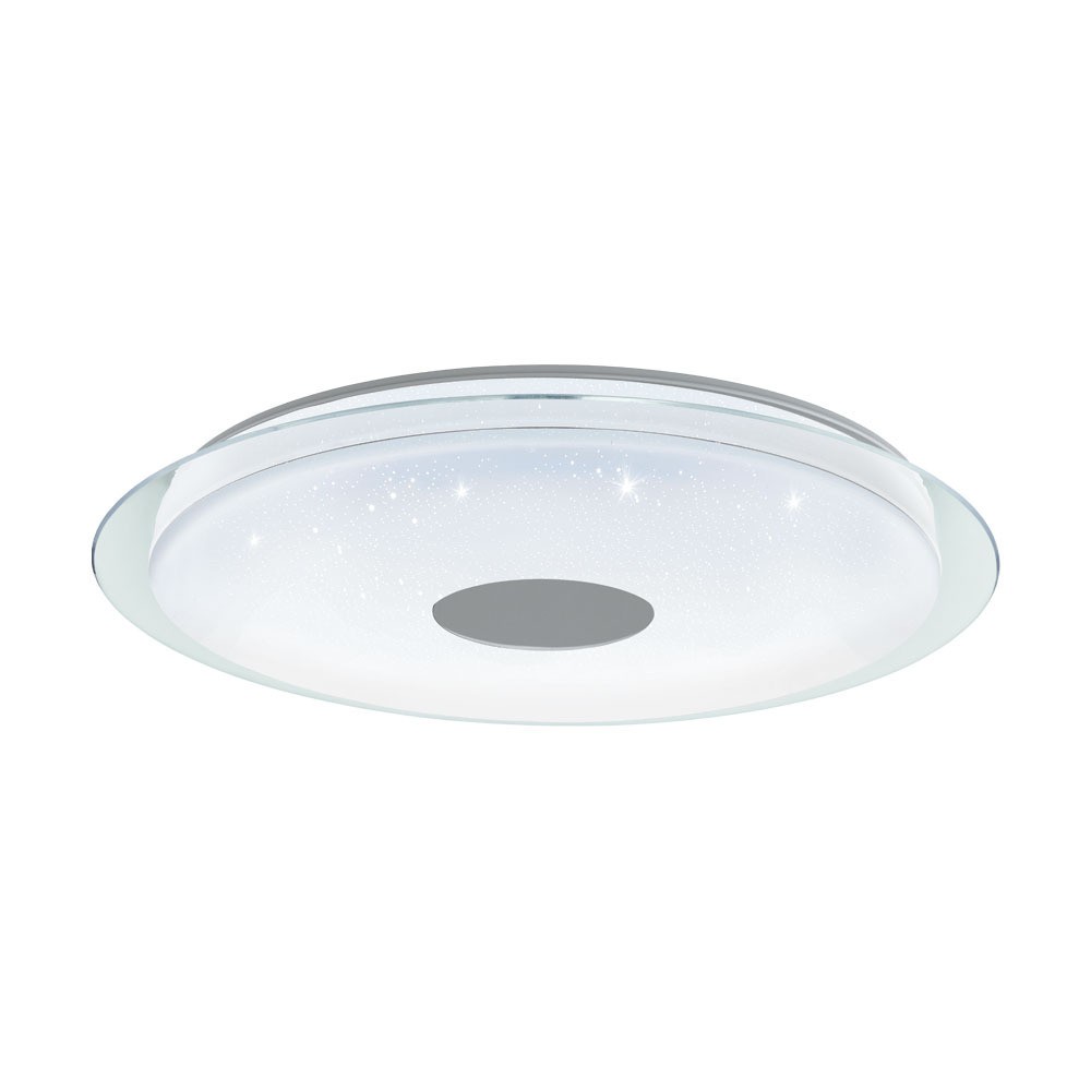 Eglo 900006 "LANCIANO-Z" 77 Cm Çapında Çelik Beyaz, Şeffaf Tavan Armatürü