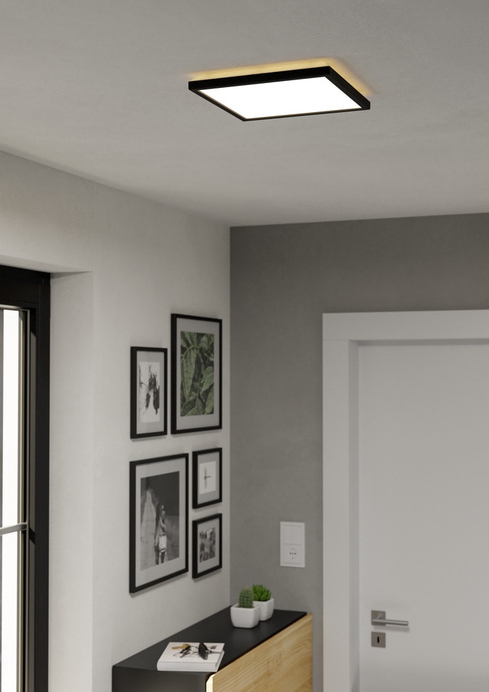 Eglo 901466 "ROVITO-Z" 29 Cm Uzunluğunda Siyah Plastik Led Panel Ip44