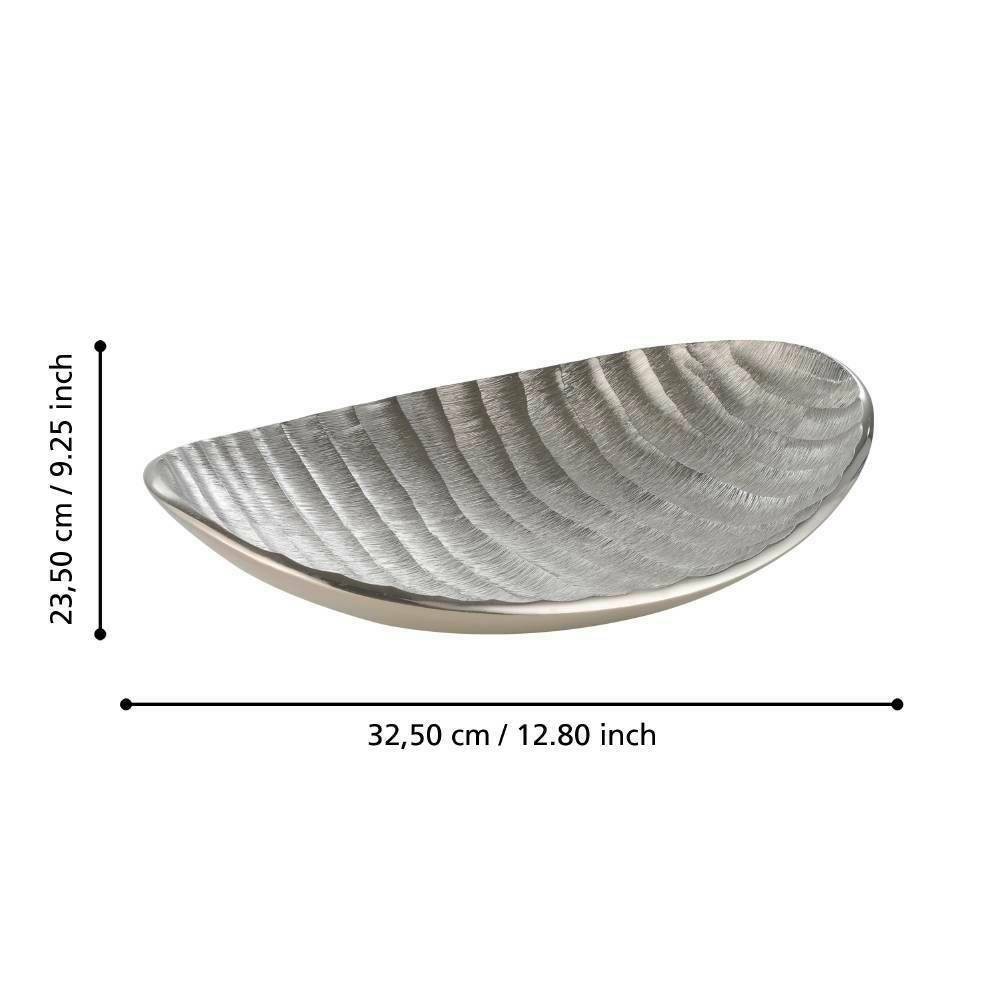 Eglo 427011 "FORLEYET" 32,5 Cm Uzunluğunda Dekoratif Alüminyum Nikel Kase