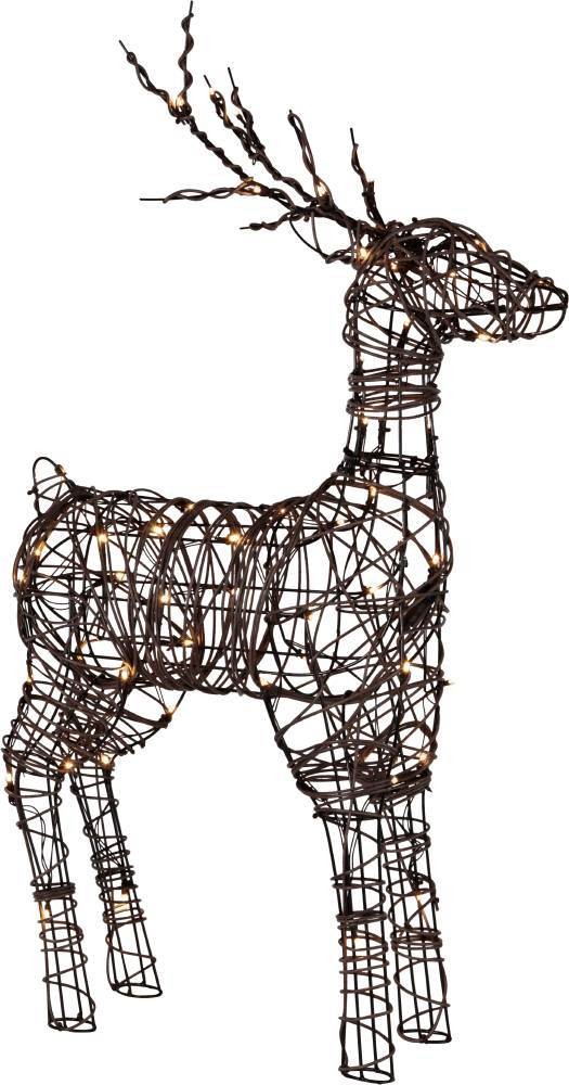 Eglo 411138 "VIXEN" Kahverengi Geyik 94 Ledli 90Cm Yüksekliğinde 53Cm Uzunluğunda