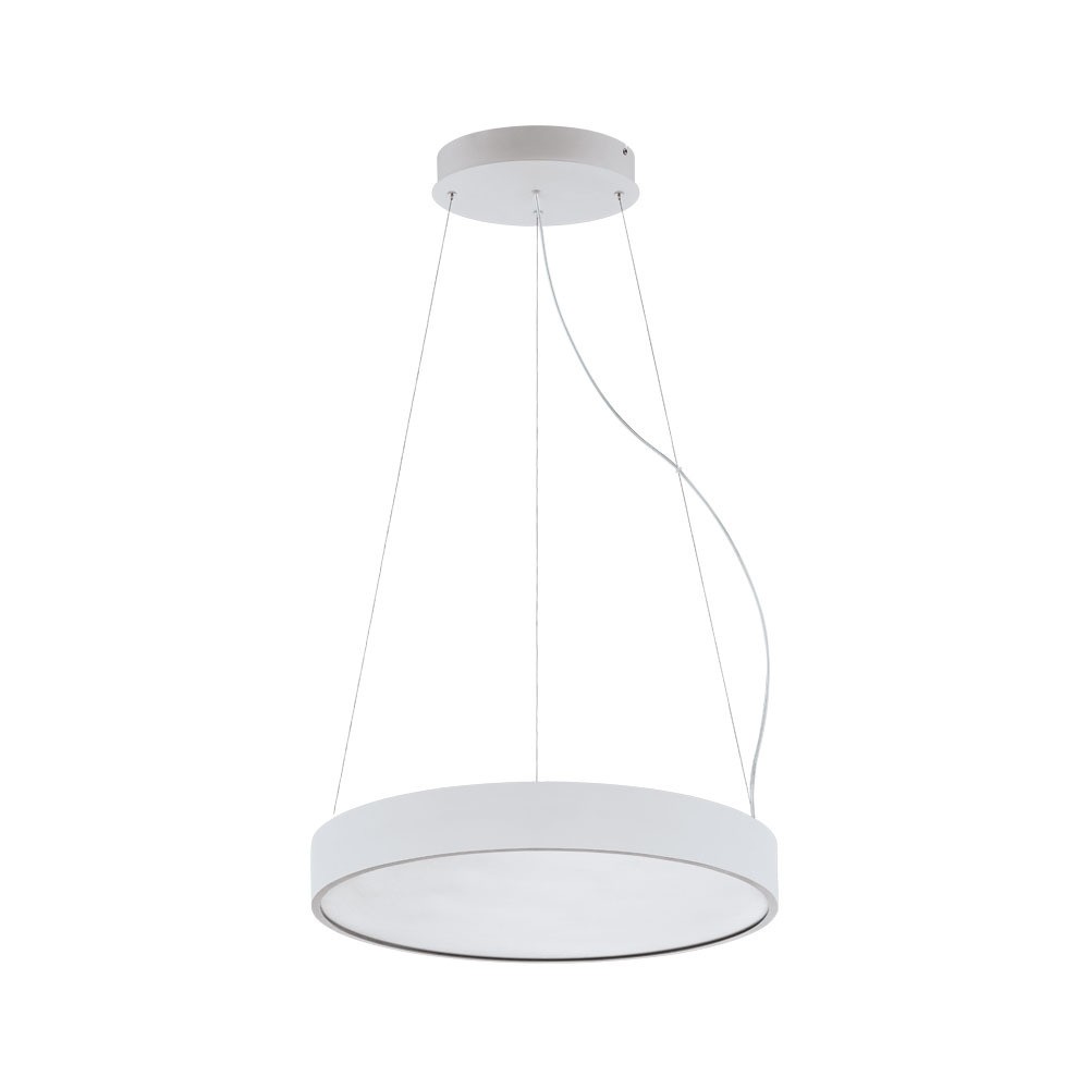 Eglo 63113 "VERUCCHIO" 60 Cm Çapında Çelik Gümüş Sarkıt Avize