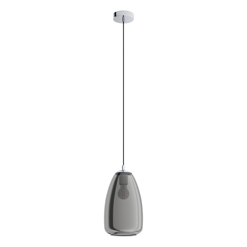 Eglo 98615 "ALOBRASE" 20 Cm Çapında Çelik Krom Sarkıt Avize