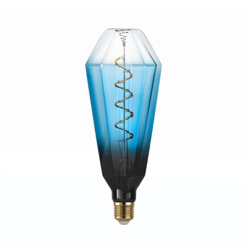 Eglo 110235 E27-Led-T100 Ampul 1X4W Siyah-Mavi-Şeffaf 2000K Dim Edilebilir