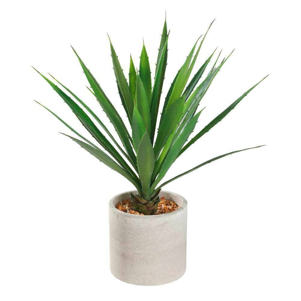 Eglo 428016 "TOBETSU" 39 Cm Yüksekliğinde Plastik Kahveengi, Yeşil Saksıda Yapay Çiçek