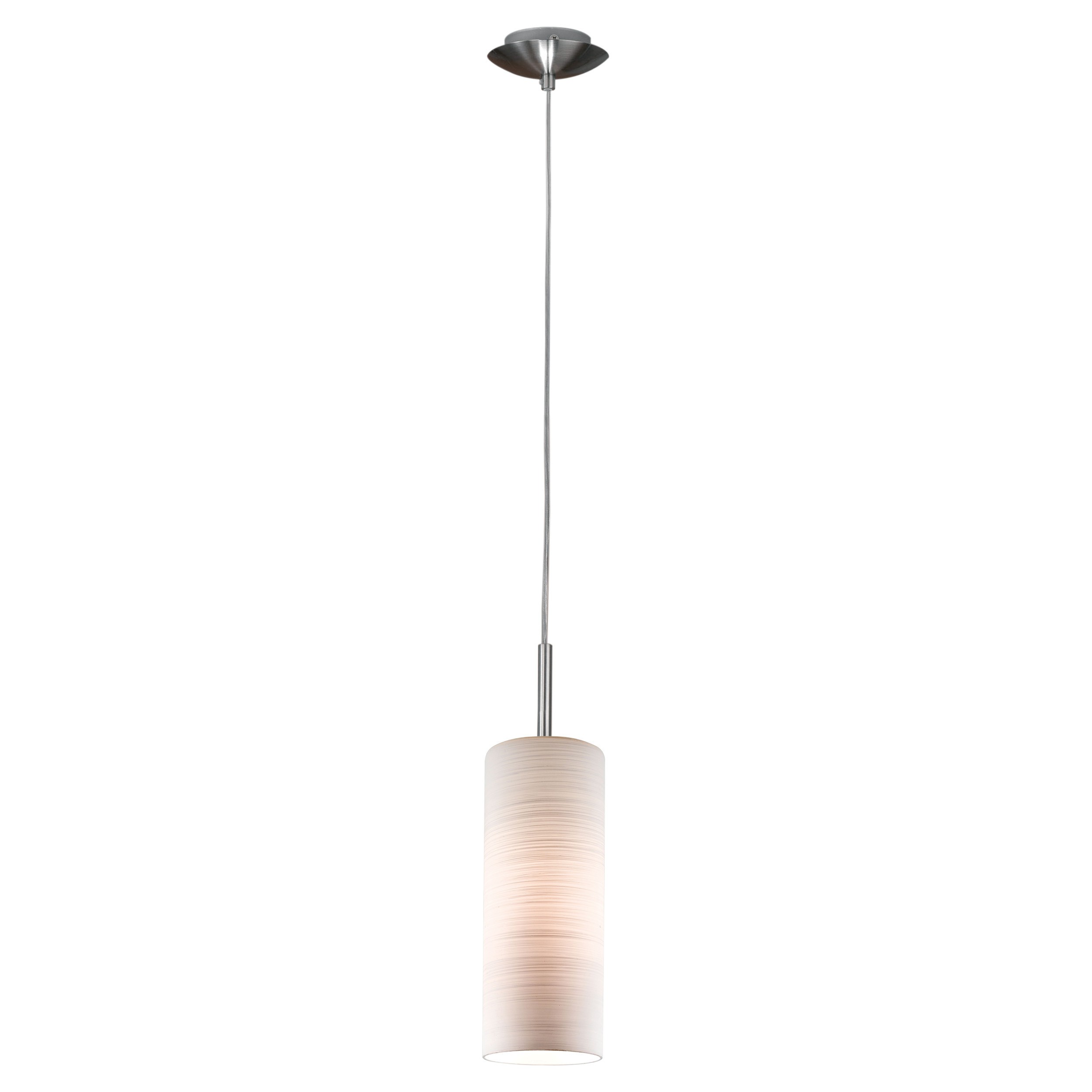 Eglo 22257 "TROY" 110 Cm Yüksekliğinde Çelik Nikel Mat Sarkıt Avize