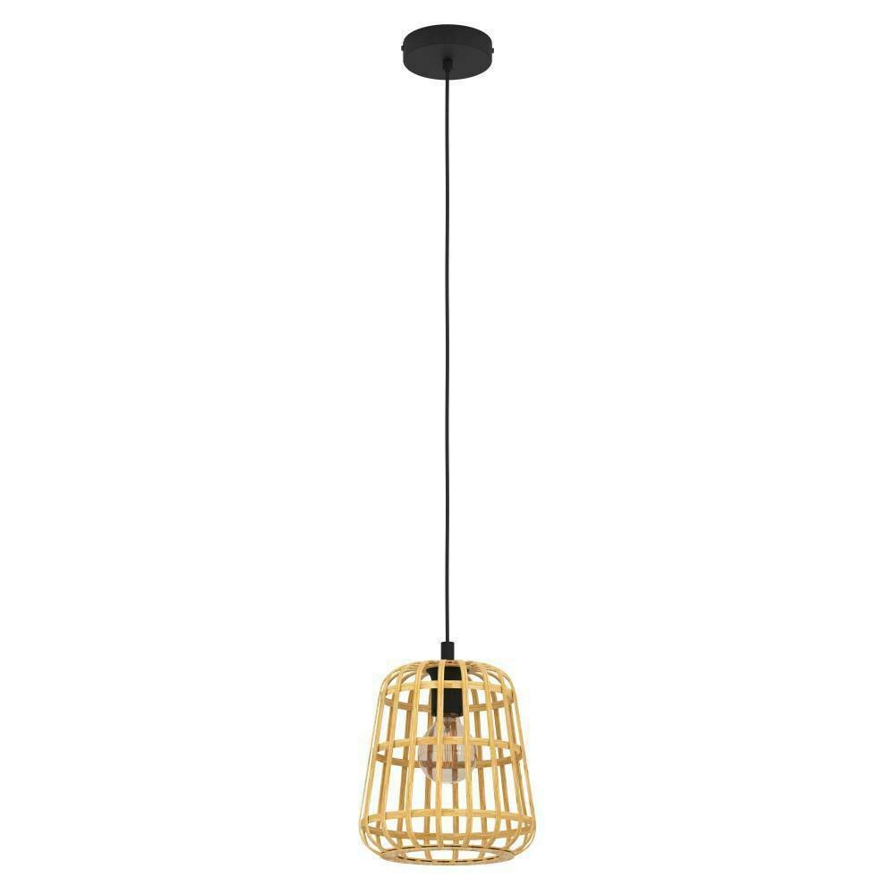 Eglo 390152 "MONTEZUELO" 150 Cm Yüksekliğinde Çelik Siyah Sarkıt Avize