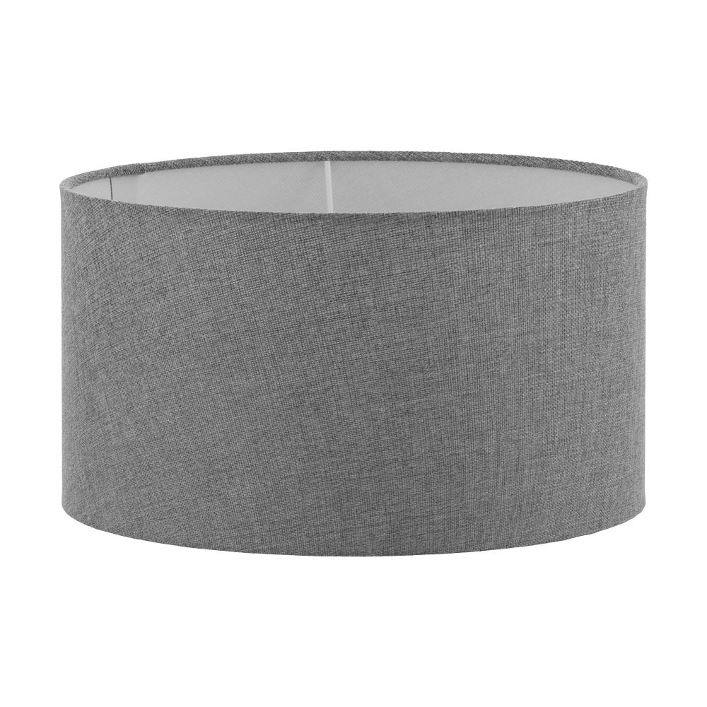 Eglo 49575 Tekstil Kumaş, Keten Gri E27 Abajur Ve Masa Lambası Şapkası