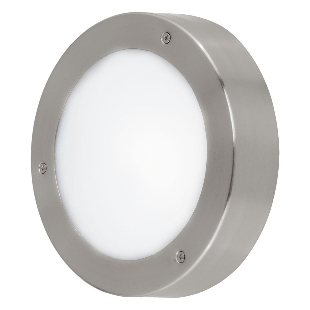 Eglo 96365 "VENTO 2" Paslanmaz Çelik Paslanmaz Çelik Dış Mekan Bahçe Aydınlatması Tavan Duvar Armatürü Ip44