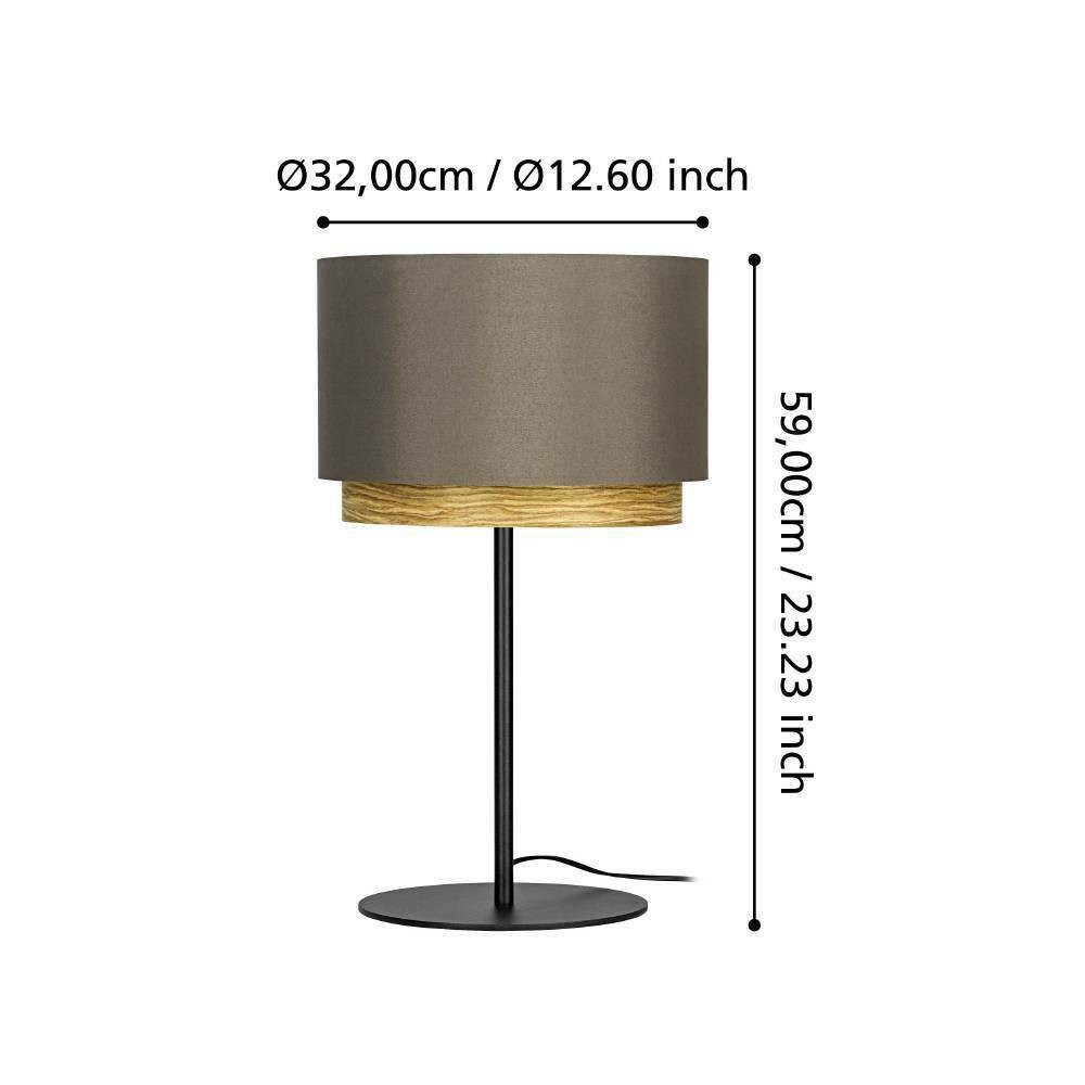Eglo 390123 "MARCHENA" 59 Cm Yüksekliğinde Çelik Masa Lambası