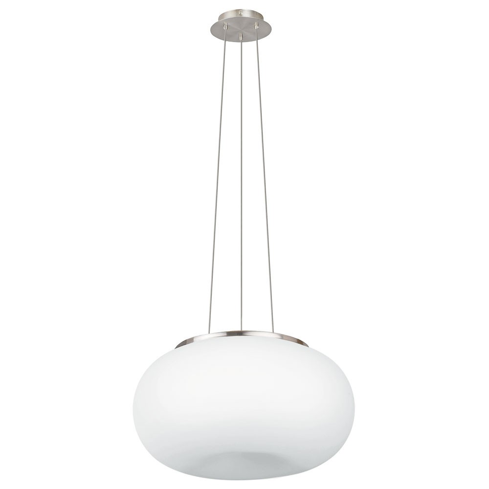Eglo 86815 "OPTICA" 110 Cm Yüksekliğinde Çelik Nikel Mat Sarkıt Avize