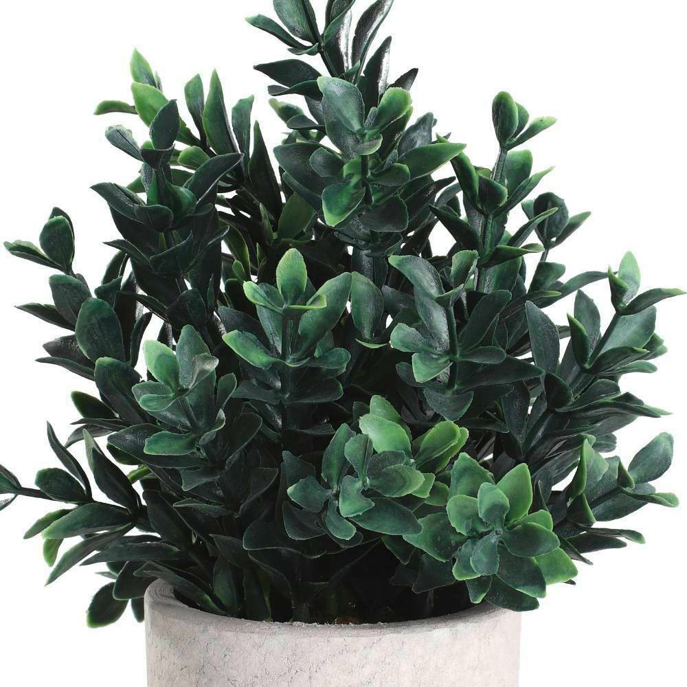 Eglo 428028 "CHITOSE" 23 Cm Yüksekliğinde Plastik Kahveengi, Yeşil Saksıda Yapay Çiçek