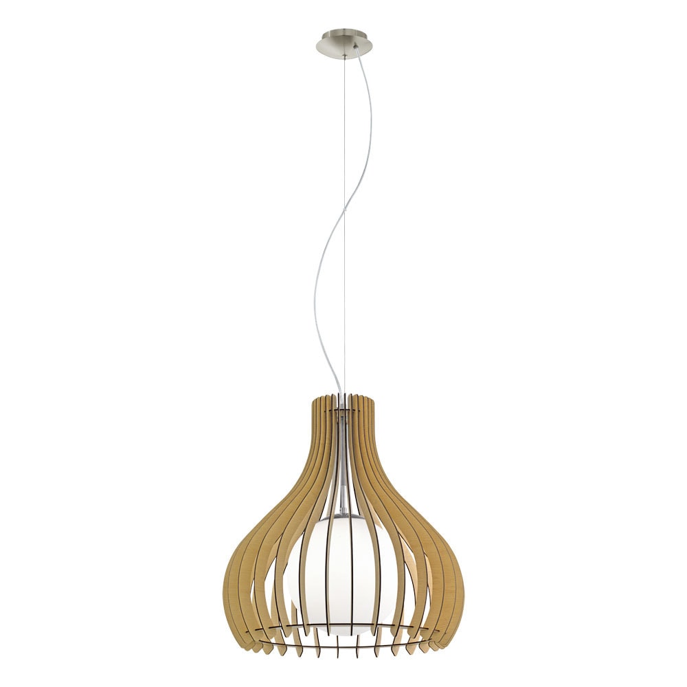 Eglo 96214 "TINDORI" 50 Cm Çapında Çelik Nikel Mat Sarkıt Avize