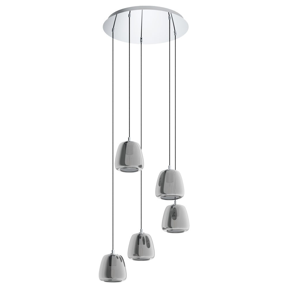 Eglo 39668 "ALBARINO" 150 Cm Yüksekliğinde Çelik Krom Sarkıt Avize