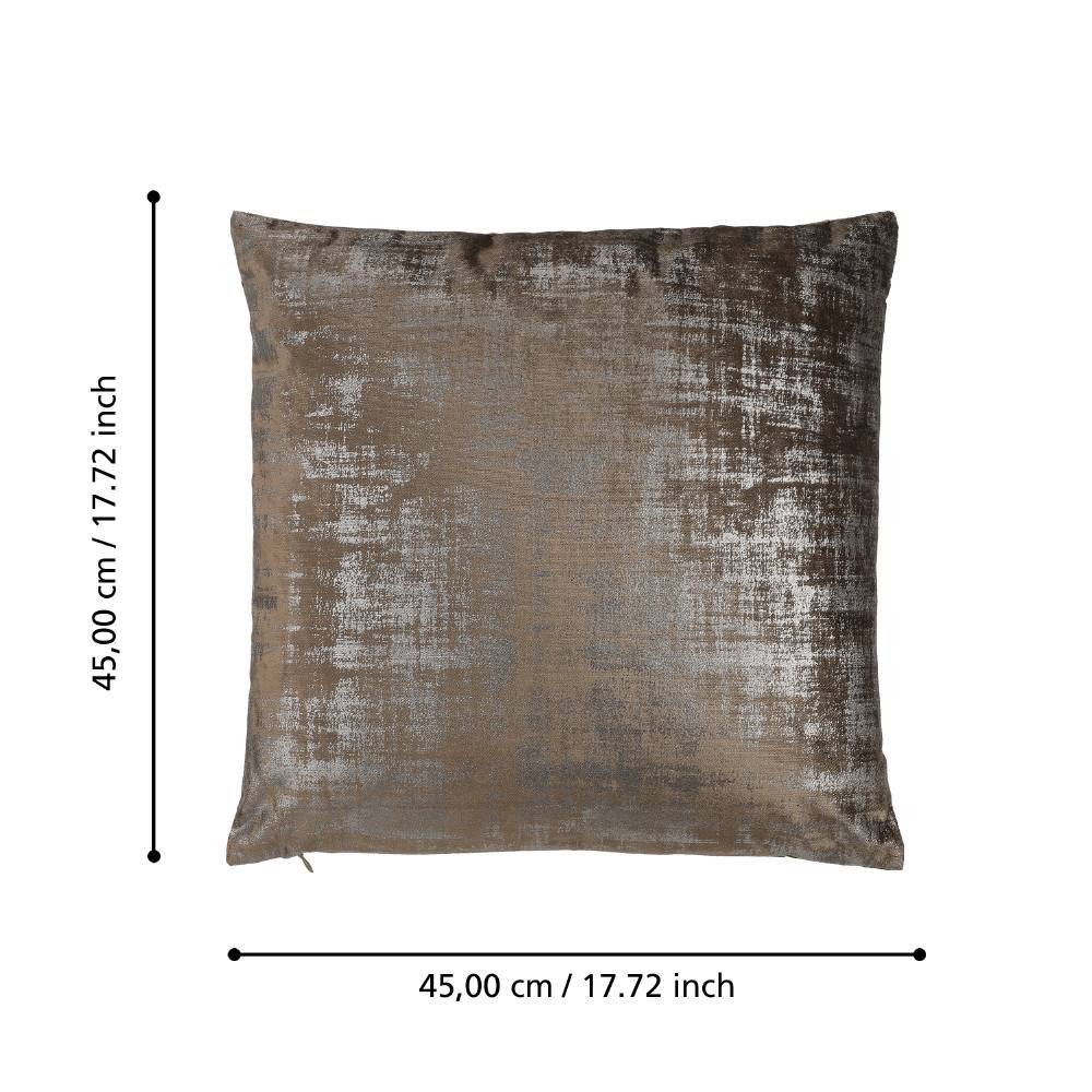 Eglo 420077 "SINGU" 45X45Cm Bej/ Gold Polyester Yastık