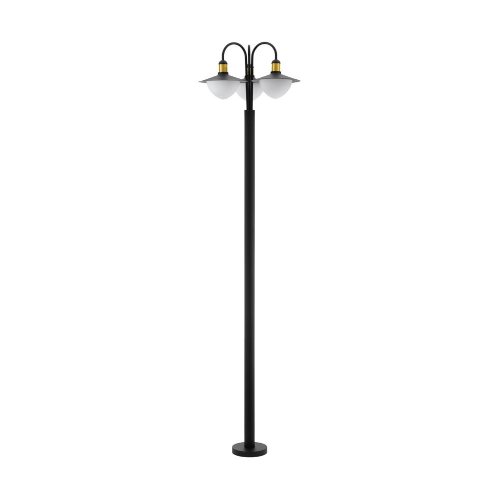 Eglo 97288 "SIRMIONE" 220 Cm Yüksekliğinde Galvanize Çelik Dış Mekan Bahçe Aydınlatması Direk Ip44