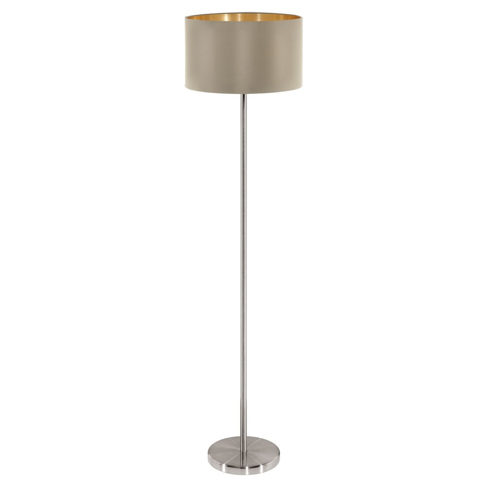 Eglo 95171 "MASERLO" 151 Cm Yüksekliğinde Çelik Köşe Lambası Lambader