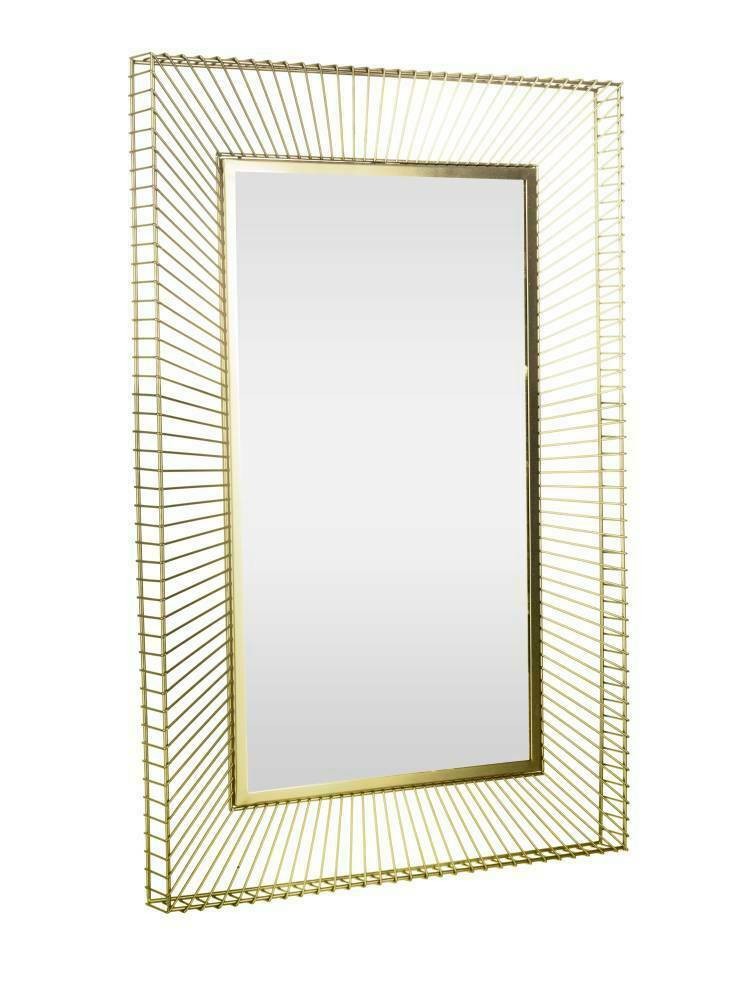 Eglo 425018 "MASINLOC" 54,5X119,5 Cm Ölçülerinde Dekoratif Gold Çelik Ayna
