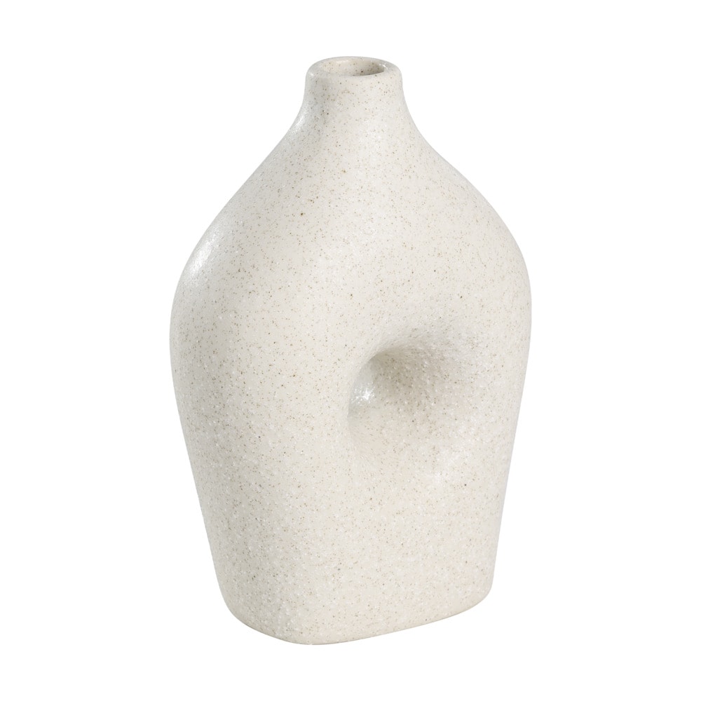 Eglo 421521 "IWATE" 18 Cm Yüksekliğinde Bej Seramik Vazo