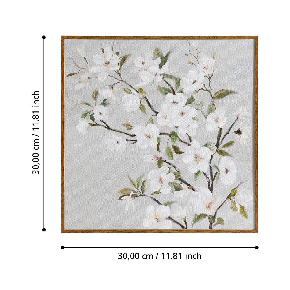 Eglo 423115 "MENTAKAB" 30 Cm Yüksekliğinde 30 Cm Uzunluğunda Dekoratif Duvar Tablo Resim