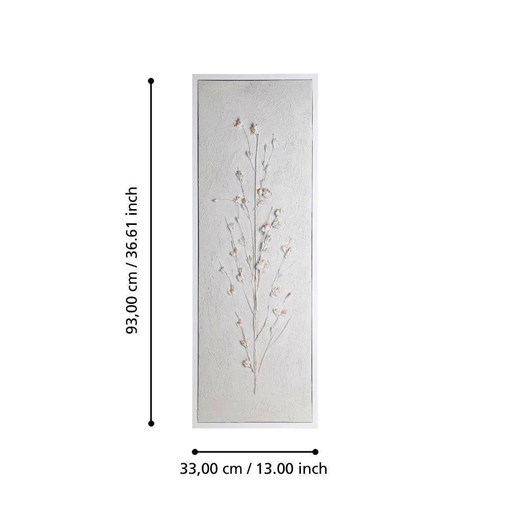 Eglo 423037 "ALAMINOS" 93 Cm Yüksekliğinde 33 Cm Uzunluğunda Dekoratif Duvar Tablo Resim