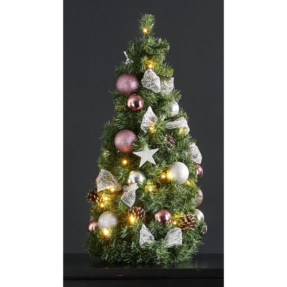 Eglo 601-21 "NOEL" Dekoratif Yılbaşı Ağacı 42 Ledli 65Cm Yüksekliğinde 34Cm Çapında