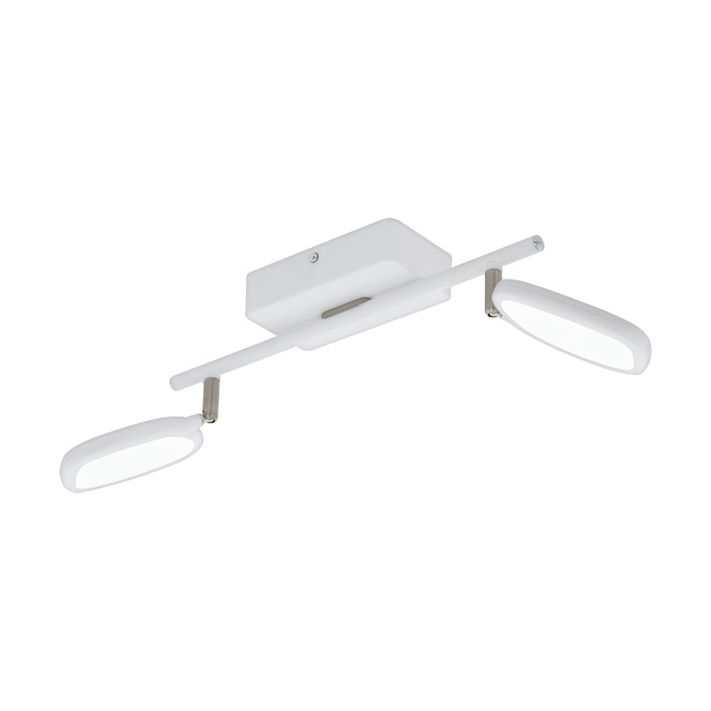 Eglo 97692 "PALOMBARE-C" 2X5W RGB Plastik, Çelik, Alüminyum Beyaz Sıva Üstü Spot