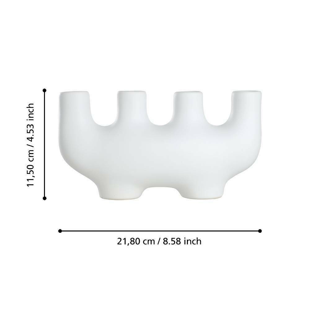 Eglo 421245 "AMBILOBE" 11,5 Cm Yüksekliğinde Dekoratif Seramik Şamdan
