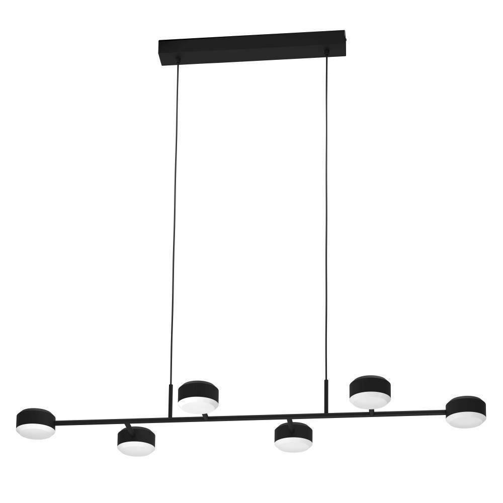 Eglo 900352 "CLAVELLINA" 110 Cm Yüksekliğinde Çelik Siyah Sarkıt Avize