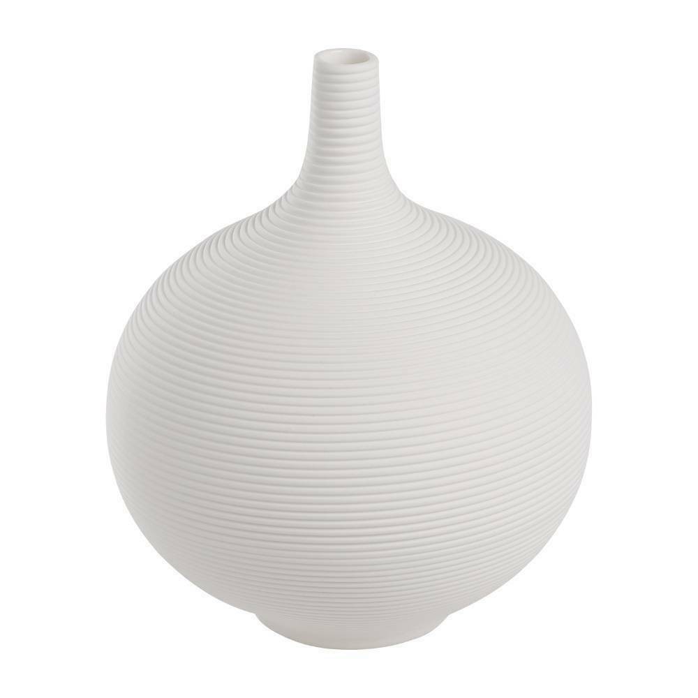 Eglo 421243 "MITANE" 15 Cm Yüksekliğinde Beyaz Seramik Vazo