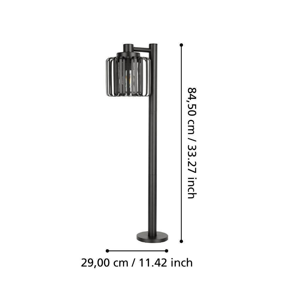 Eglo 900684 "SELINUS" 84,5 Cm Yüksekliğinde Çelik Dış Mekan Bahçe Aydınlatması Direk Ip65