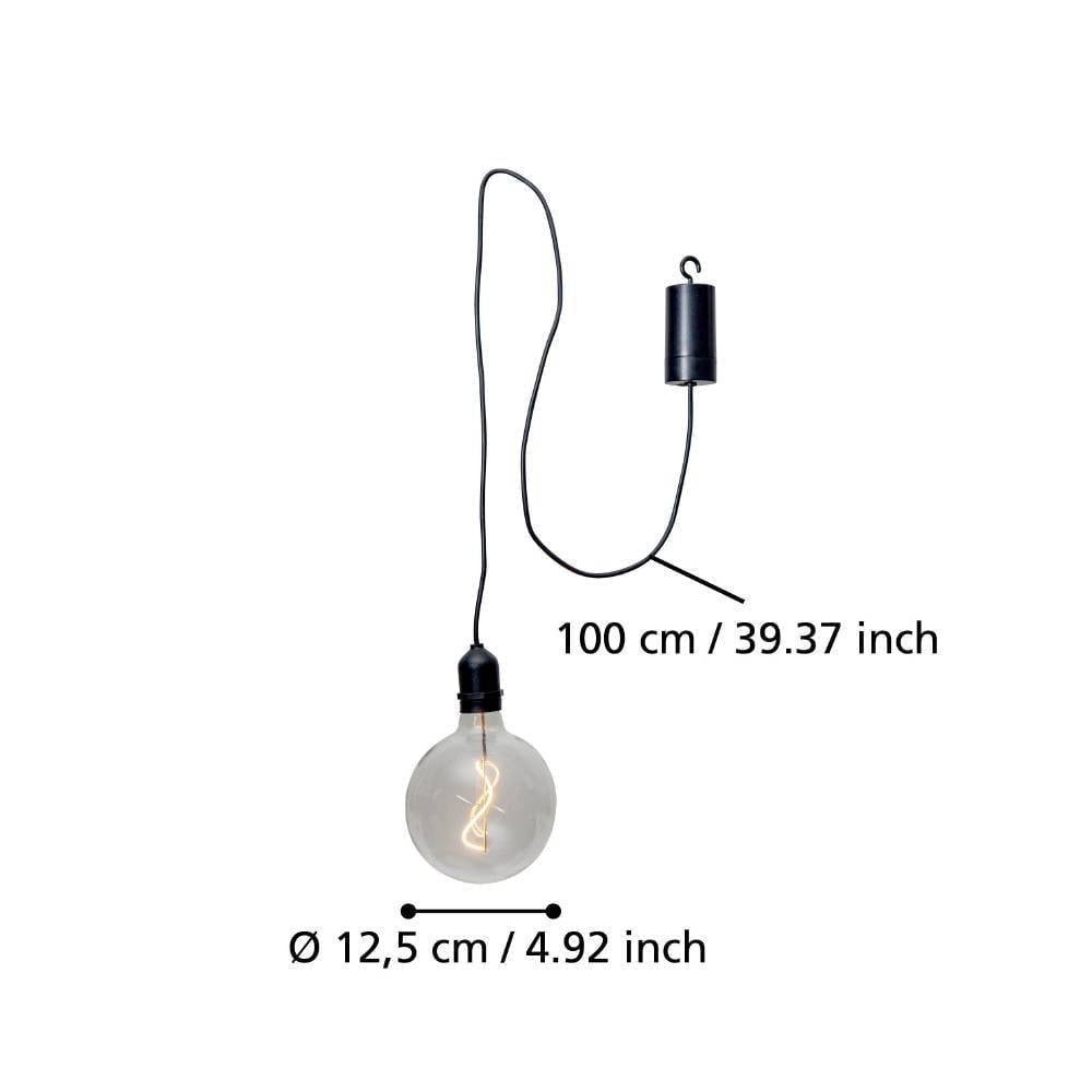 Eglo 900208 "VIGNANELLO" 19,5 Cm Yüksekliğinde Plastik Dış Mekan Bahçe Aydınlatması Sarkıt Ip44