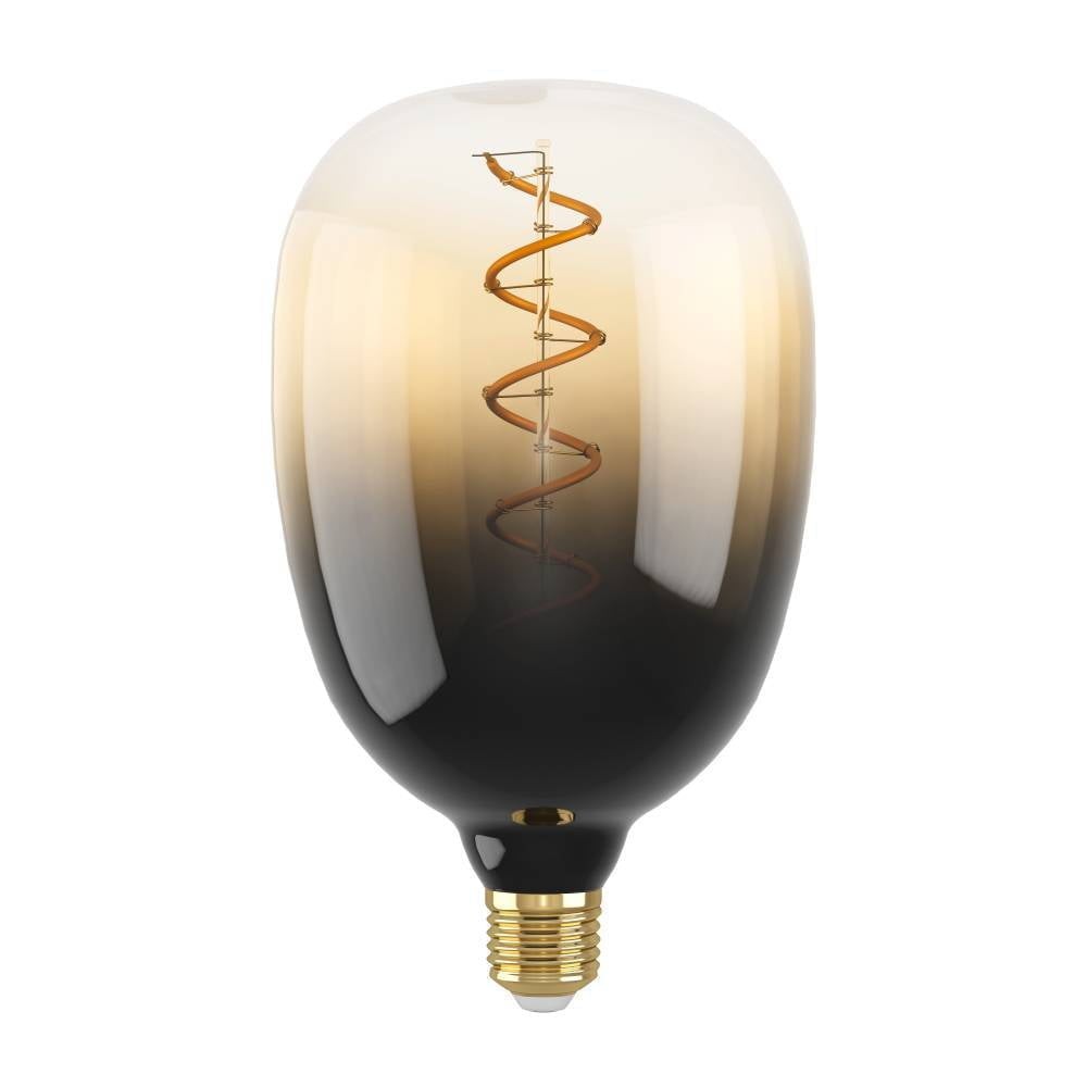 Eglo 110225 E27-Led-T120 Ampul 1X4W Siyah-Kahverengi-Şeffaf 1700K Dim Edilebilir