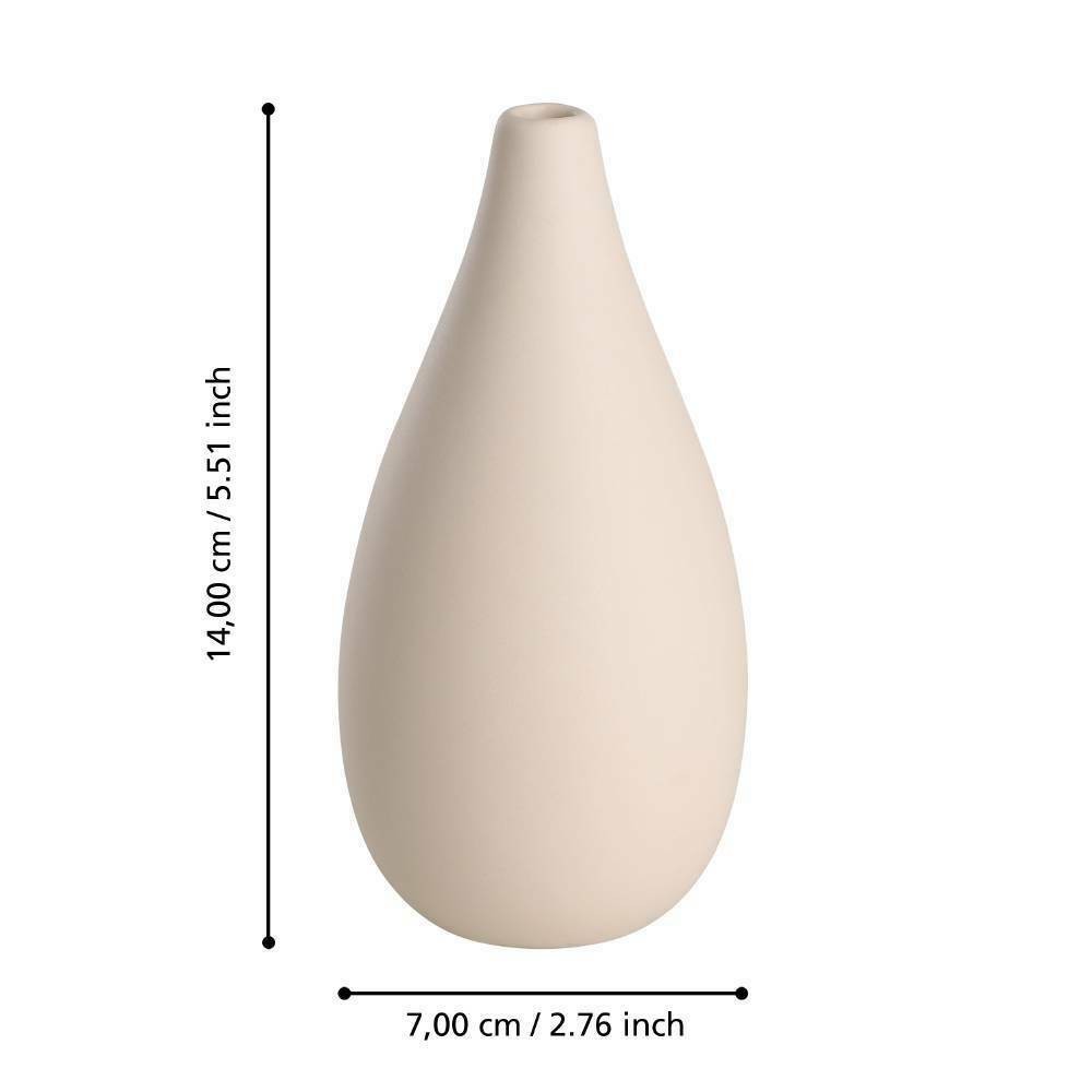 Eglo 421261 "DARAINA" 14 Cm Yüksekliğinde Rose Seramik Vazo