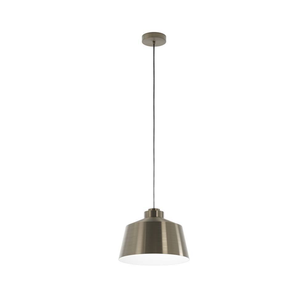Eglo 43816 "SOUTHERY" 110 Cm Yüksekliğinde Çelik Krem-Gold Fırçalanmış, Beyaz Sarkıt Avize