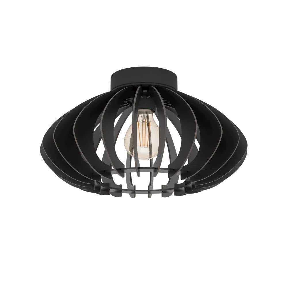 Eglo 900999 "COSSANO 3" 38 Cm Çapında Çelik Siyah Tavan Armatürü