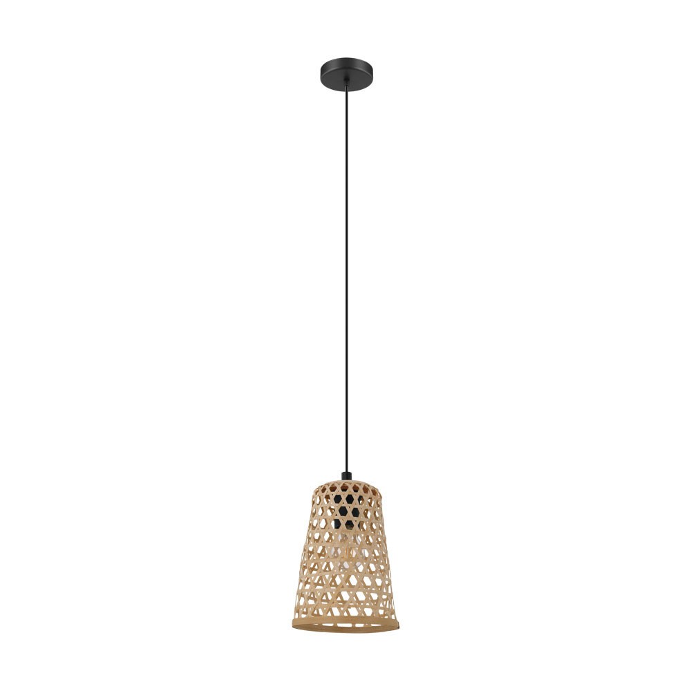 Eglo 43252 "CLAVERDON" 18 Cm Çapında Çelik Siyah Sarkıt Avize