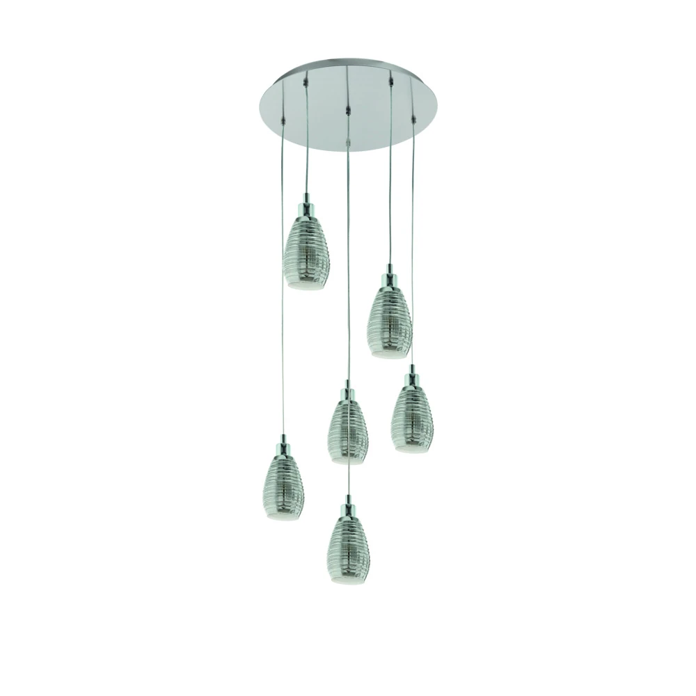 Eglo 39505 "SIRACUSA" 150 Cm Yüksekliğinde 50 Cm Çapında Çelik Sarkıt Avize