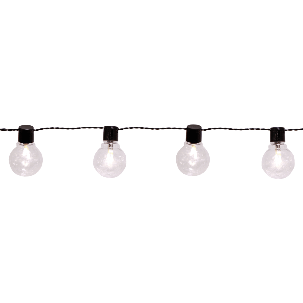 Eglo 900213 "PARTAJ" 16 Ledli 450 Cm Uzunluğunda Kablo + Fişli Plastik Dış Mekan Bahçe Aydınlatması Işık Zinciri Ip44