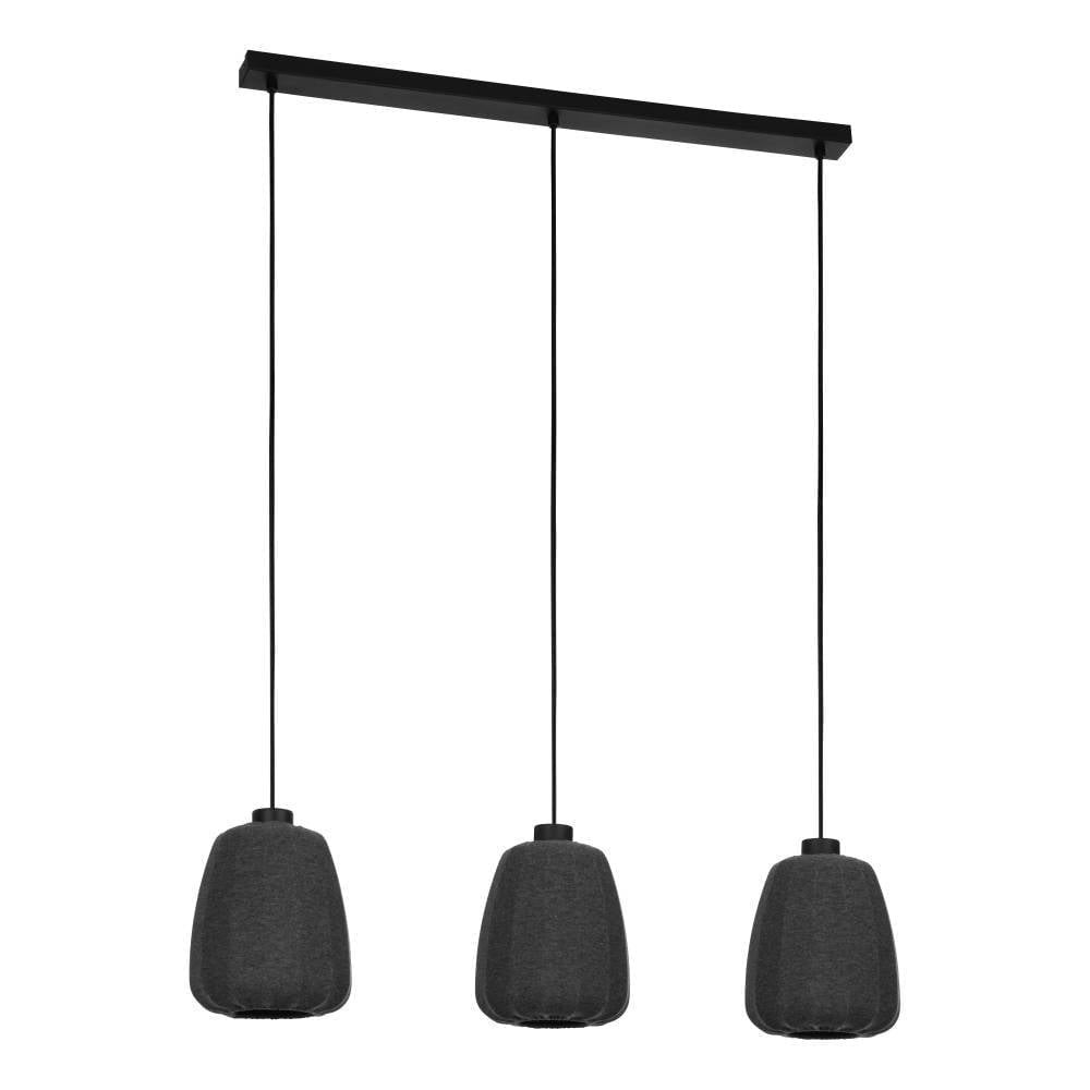Eglo 43962 "BARLASTON" 110 Cm Yüksekliğinde Çelik Siyah Sarkıt Avize