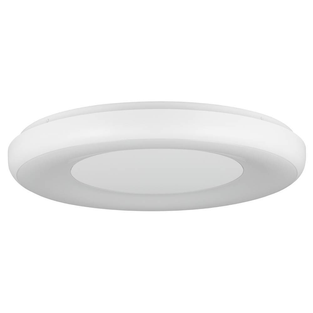 Eglo 75662 "JUTIO" 48 Cm Çapında Plastik, Çelik Beyaz Tavan Armatürü