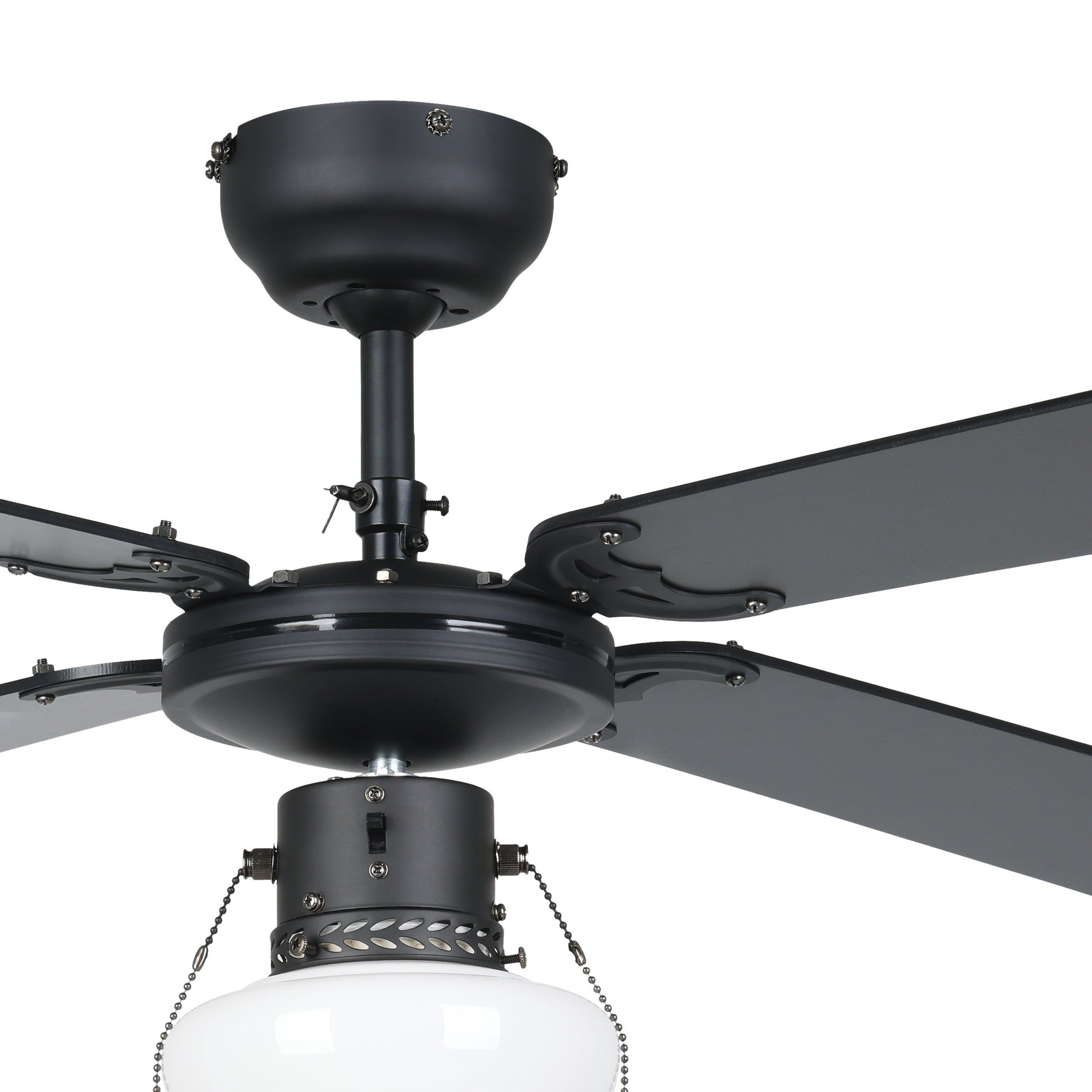 Eglo 35122 "FORTALEZA" 106,6 Cm Çapında Çelik Tavan Vantilatörü Çekme İpli Ac Motor
