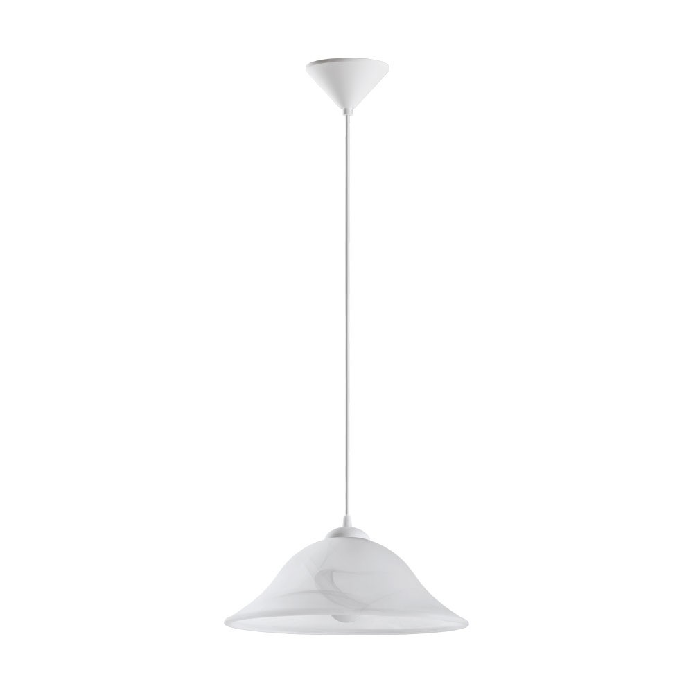 Eglo 90978 "ALBANY" 110 Cm Yüksekliğinde Plastik Beyaz Sarkıt Avize