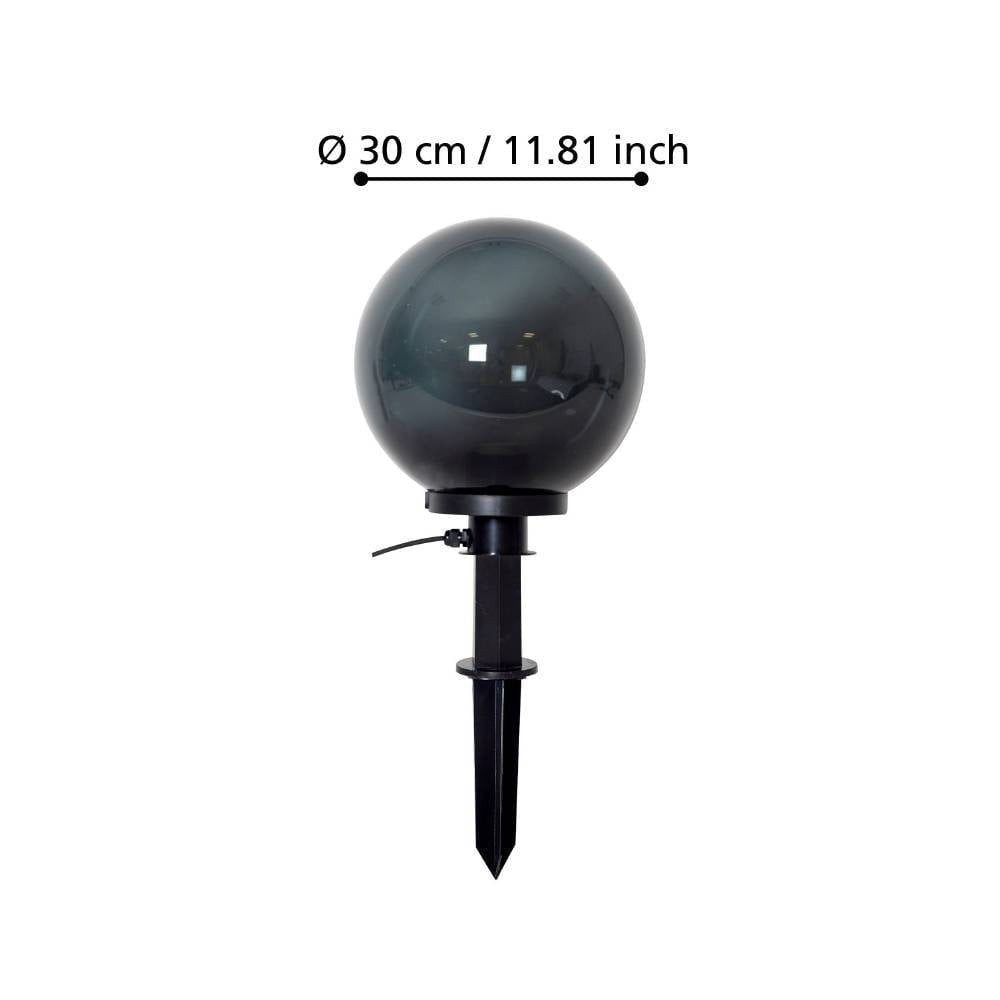 Eglo 900202 "MONTEROLLO SMOKE" Çime Saplama Bahçe Aydınlatması Bitki Aydınlatması 30Cm Çapında Ip44