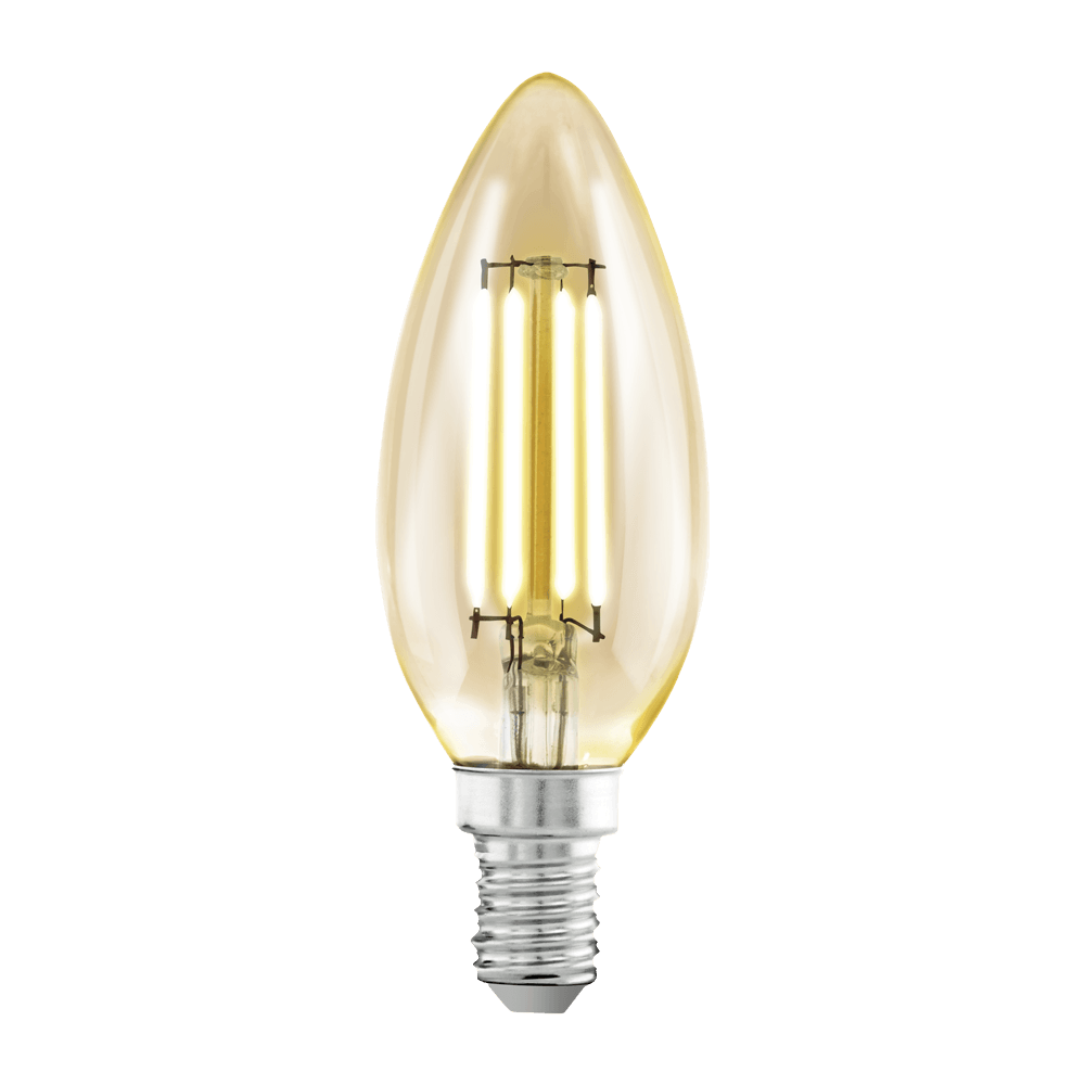 Eglo 110058 E14-Led-C35 Ampul 1X4W Amber 2200K 270 Lümen