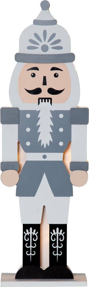Eglo 271-91 "NUTCRACKER" Ledli Gri Beyaz Fındık Kıran 52Cm Yüksekliğinde
