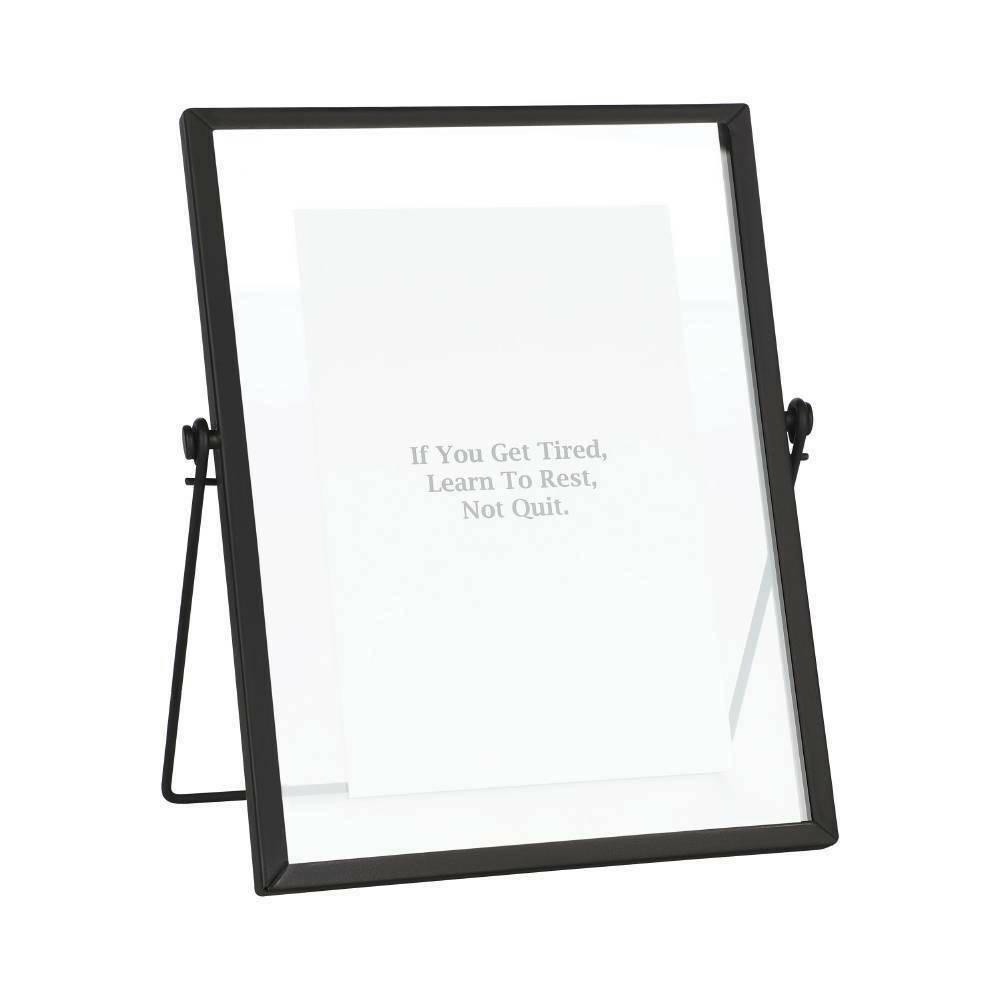 Eglo 423064 "RENABIE" 20,5 Cm Yüksekliğinde 15,3 Cm Uzunluğunda Çelik, Cam Siyah Resim Çerçevesi