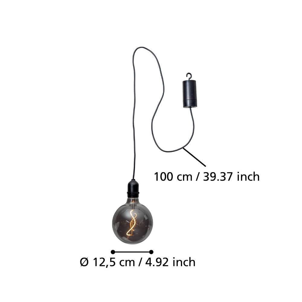 Eglo 900209 "VIGNANELLO" 19,5 Cm Yüksekliğinde Plastik Dış Mekan Bahçe Aydınlatması Sarkıt Ip44