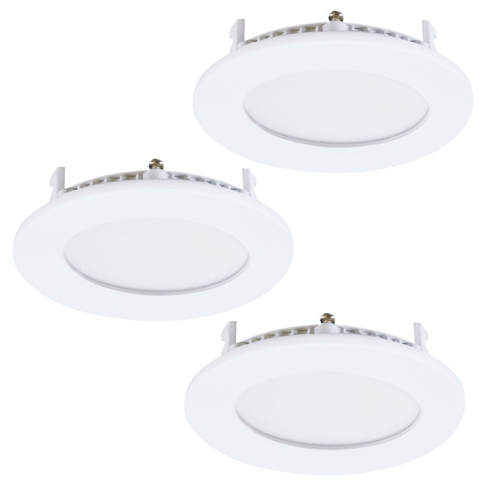 EGLO 34014 İç Mekan " FUEVA 3 "  beyaz Dökme metal Gömme   Aydınlatma.    Çap: 8,5 cm Delik çapı: 7,4 cm LED Duy: 3X2,7W Ampul dahildir. IP20 3000K 900