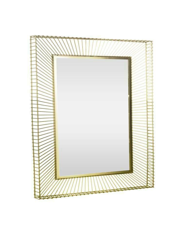 Eglo 425036 "MASINLOC" 60X90 Cm Ölçülerinde Dekoratif Gold Çelik Ayna