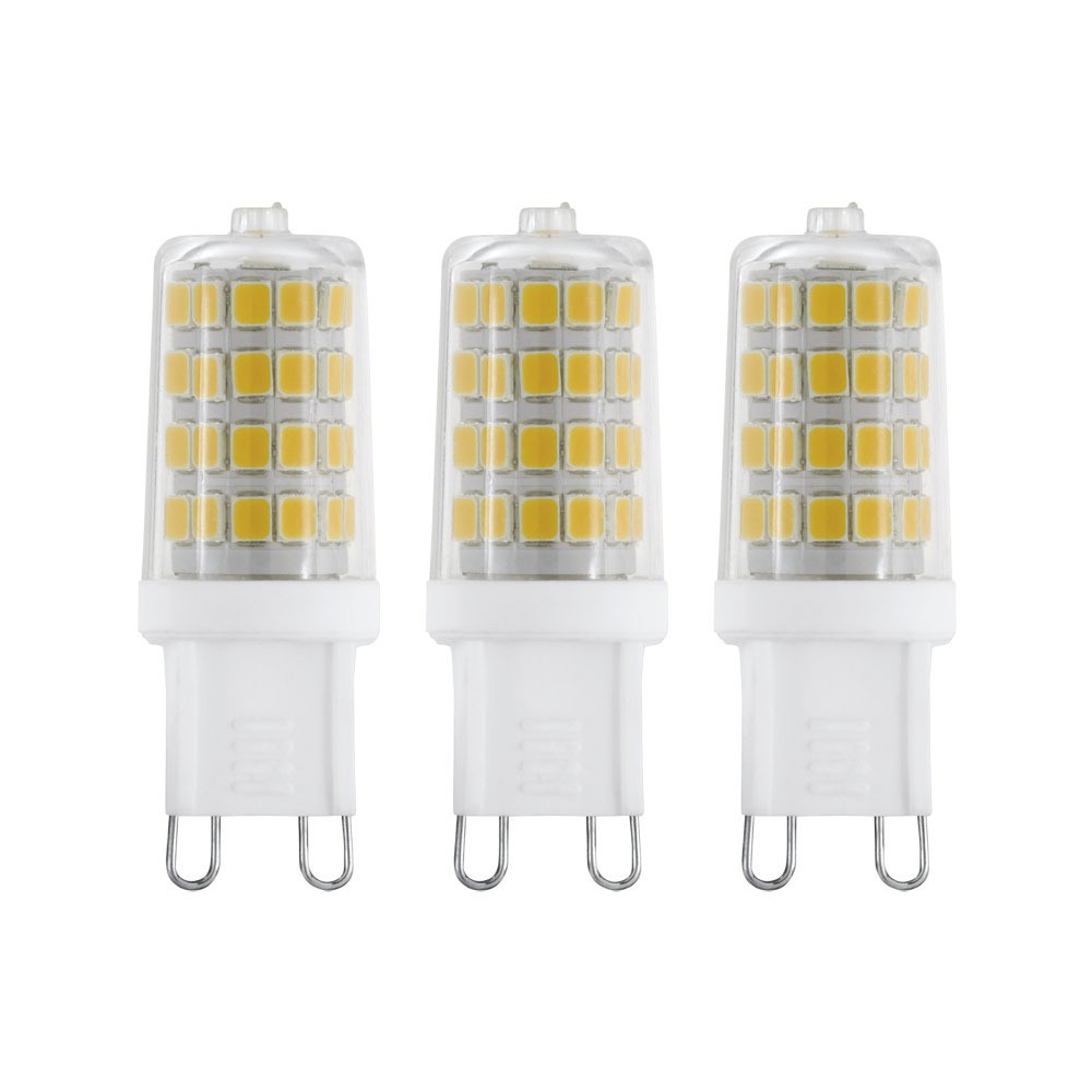 Eglo 113034 G9-Led Ampul 3X3W Şeffaf 3000K 320 Lümen 3’Lü Paket